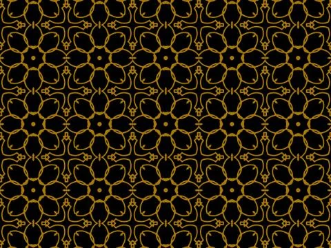 Pattern Gold Stock Illustration