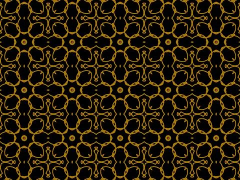 Pattern Gold Stock Illustration