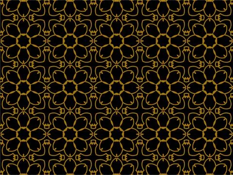 Pattern Gold Stock Illustration