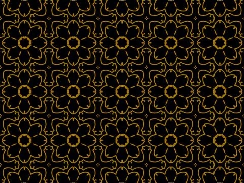Pattern Gold Stock Illustration