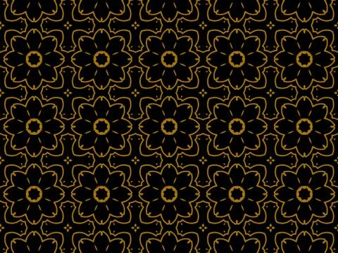 Pattern Gold Stock Illustration