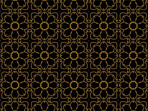 Pattern Gold Stock Illustration