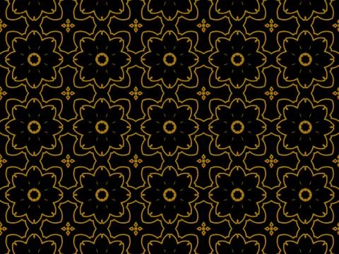 Pattern Gold Stock Illustration