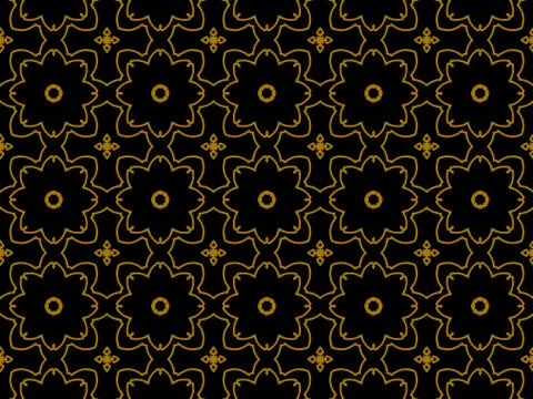 Pattern Gold Stock Illustration