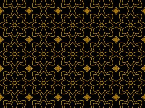 Pattern Gold Illustrazione stock