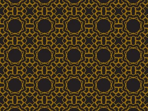 Pattern Gold Stock Illustration