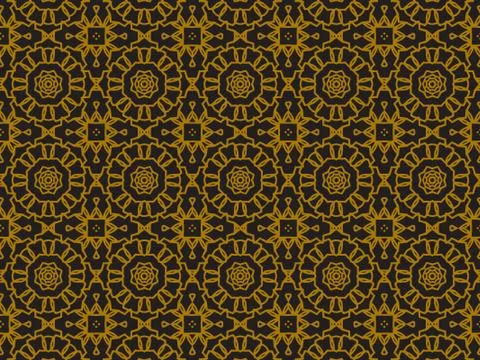Pattern Gold Stock Illustration