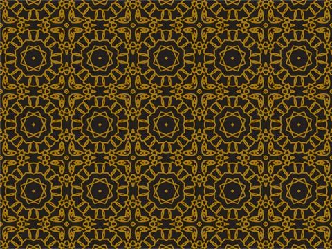 Pattern Gold Illustrazione stock