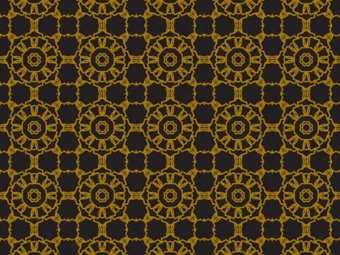 Pattern Gold Stock Illustration