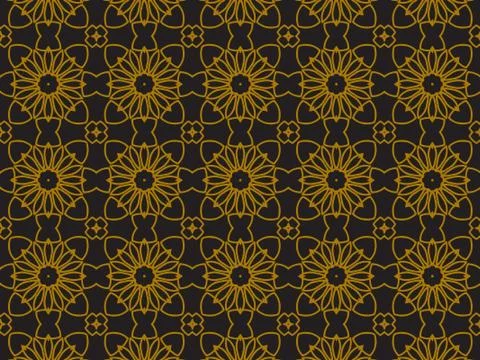 Pattern Gold Stock Illustration