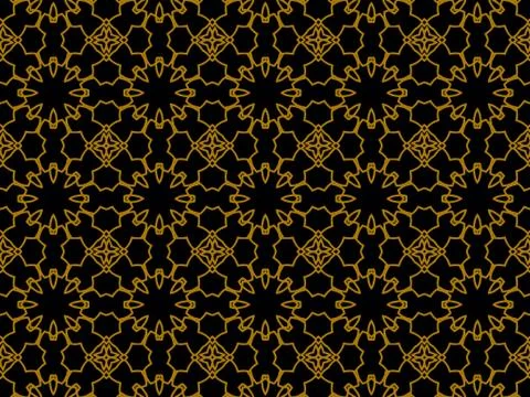 Pattern Gold Illustrazione stock