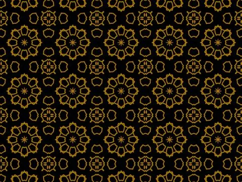 Pattern Gold Stock Illustration
