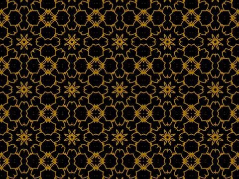 Pattern Gold Stock Illustration