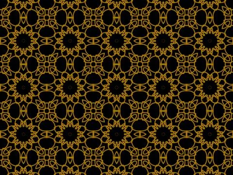 Pattern Gold Stock Illustration