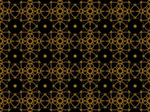Pattern Gold Stock Illustration