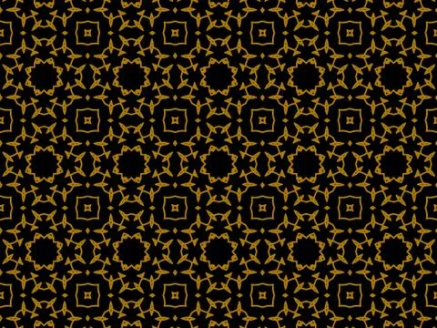 Pattern Gold Stock Illustration