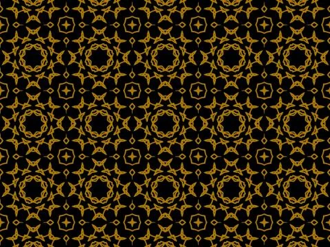 Pattern Gold Stock Illustration