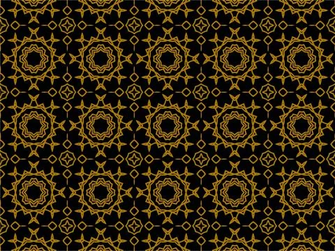 Pattern Gold Stock Illustration