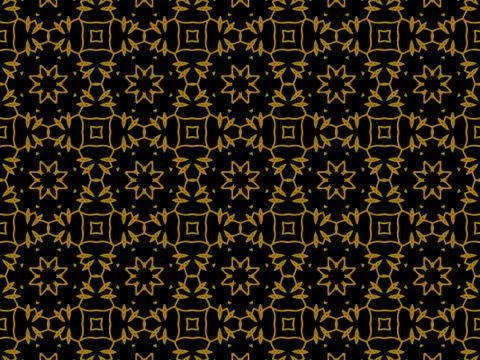 Pattern Gold Illustrazione stock