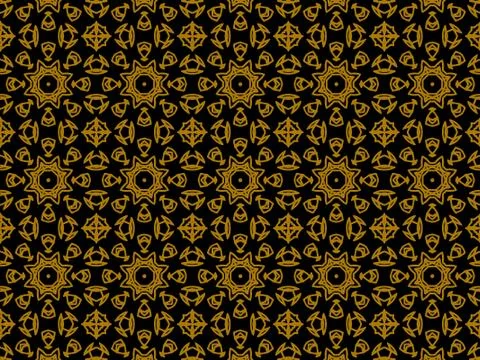 Pattern Gold Stock Illustration