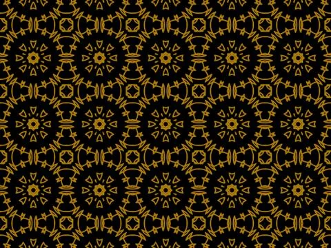 Pattern Gold Stock Illustration
