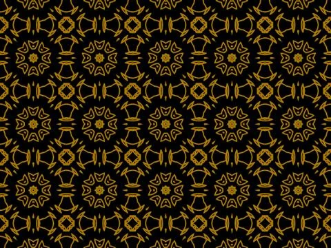 Pattern Gold Stock Illustration
