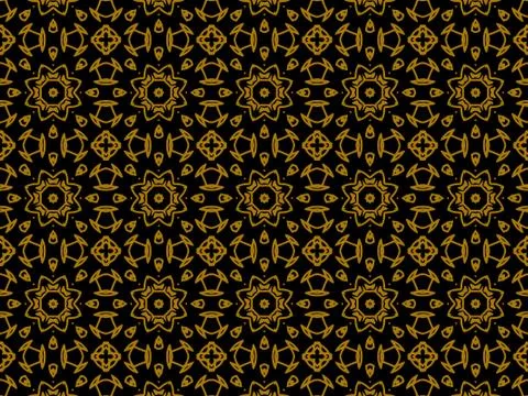 Pattern Gold Stock Illustration
