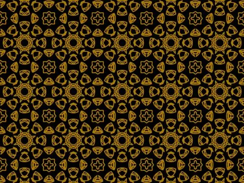 Pattern Gold Stock Illustration