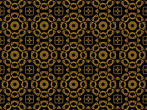 Pattern Gold Stock Illustration