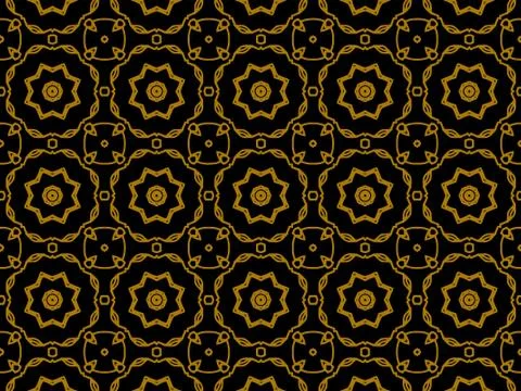 Pattern Gold Stock Illustration