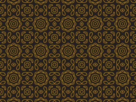 Pattern Gold Stock Illustration