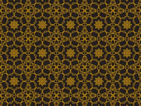 Pattern Gold Illustrazione stock