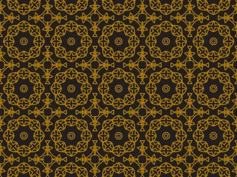 Pattern Gold Illustrazione stock