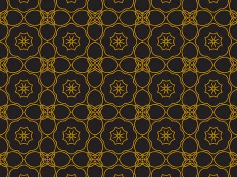 Pattern Gold Illustrazione stock