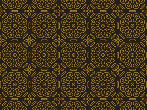 Pattern Gold Stock Illustration