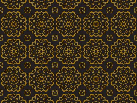 Pattern Gold Stock Illustration