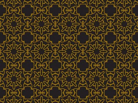 Pattern Gold Stock Illustration