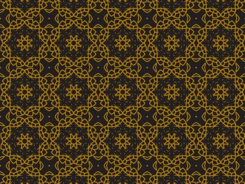 Pattern Gold Stock Illustration