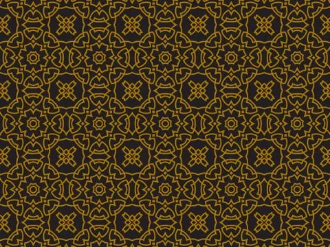 Pattern Gold Illustrazione stock