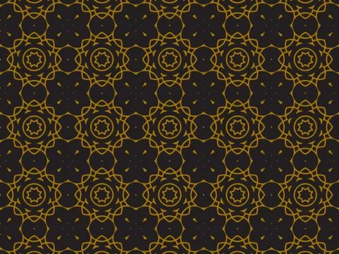 Pattern Gold Stock Illustration
