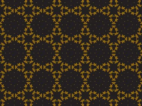 Pattern Gold Illustrazione stock