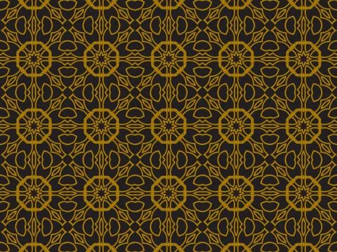 Pattern Gold Stock Illustration