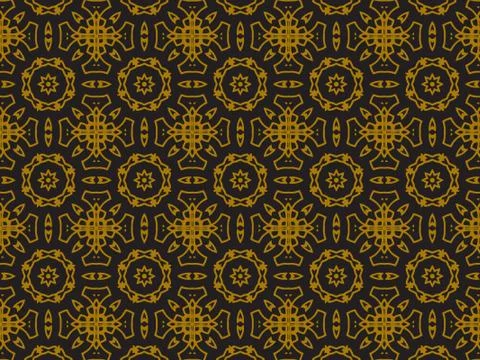 Pattern Gold Illustrazione stock