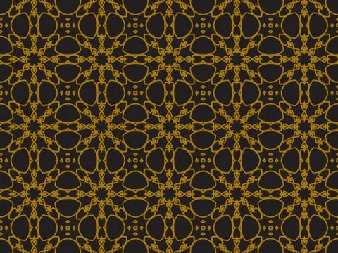 Pattern Gold Stock Illustration