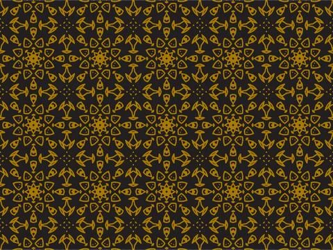 Pattern Gold Stock Illustration