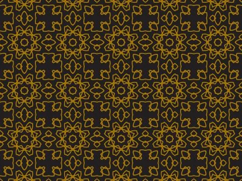 Pattern Gold Stock Illustration