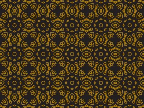Pattern Gold Stock Illustration