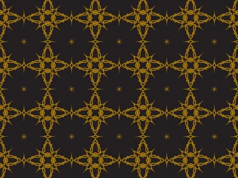 Pattern Gold Stock Illustration