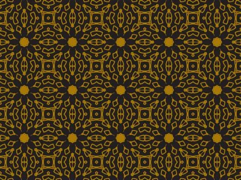 Pattern Gold Stock Illustration