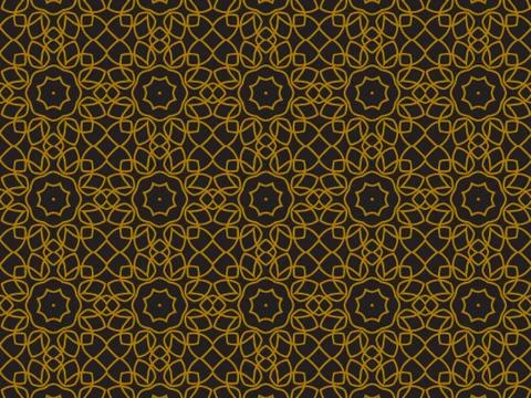 Pattern Gold Stock Illustration